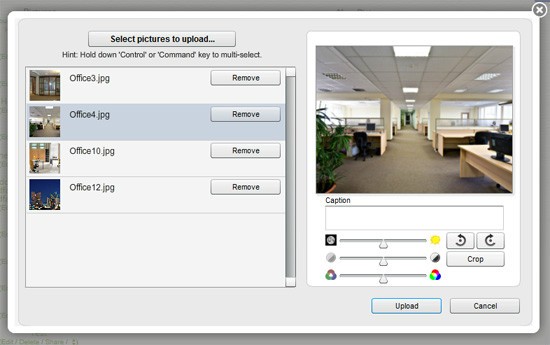 use the image editor and edit images on your site