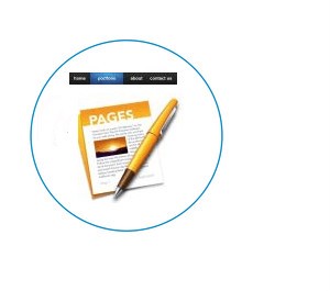organize the pages and menu