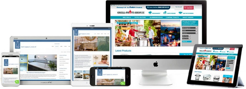Your new site will look great on computers, laptops, iPads and smart phones. 
